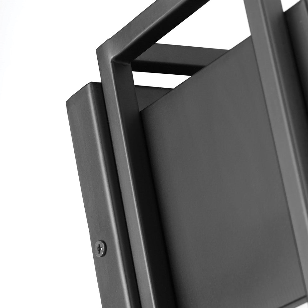 Supreme 18W LED Medium Wall Lantern, Matte Black Finish