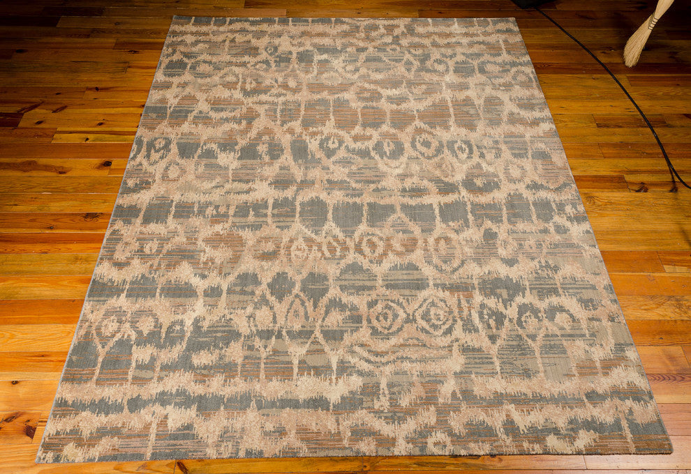 Nourison Silken Allure Area Rug, Teal, 5'6"x8'