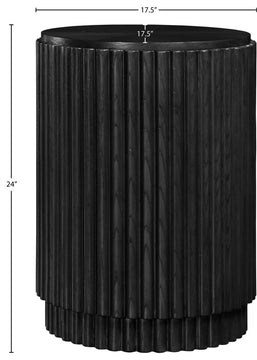 Ronin End Table, Black