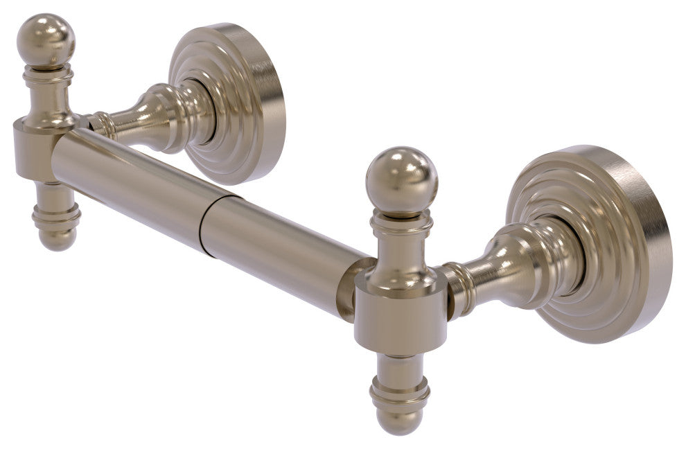 Retro Wave 2 Post Toilet Tissue Holder, Antique Pewter
