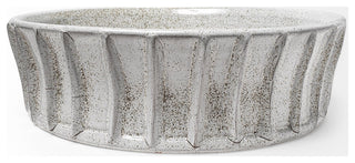 Silone Large White Ceramic Bowl