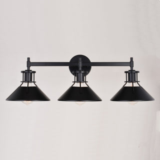 Canton 3 Light Vanity Black and Matte White