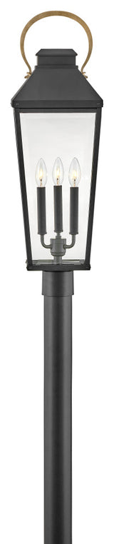 Hinkley Dawson Large Post Top Or Pier Mount Lantern, Black