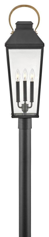 Hinkley Dawson Large Post Top Or Pier Mount Lantern, Black