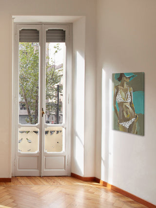 "I See Spots II" Painting Print on Wrapped Canvas, 24"x36"