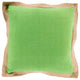 Surya Jute Flange JF-001 20" x 20" Pillow Cover