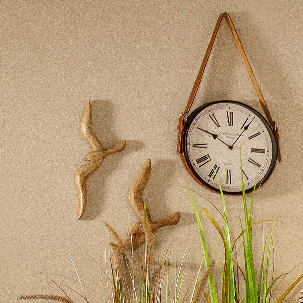 2 Piece Americana Flying Sea Gulls Wall Sculptures