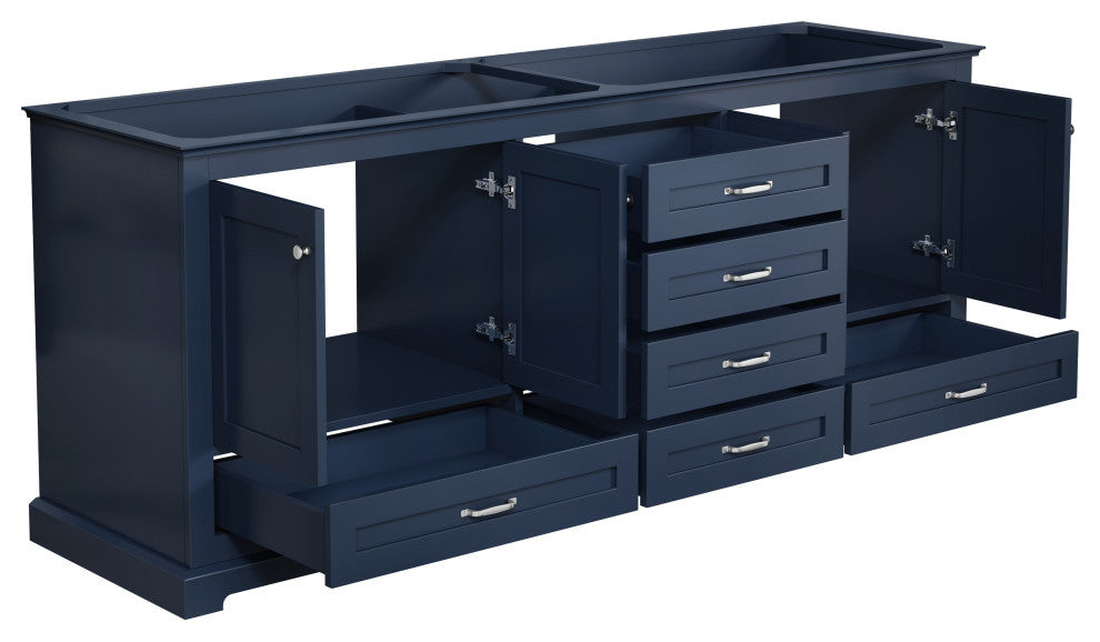 Dukes 80" Vanity Cabinet Only, Navy Blue