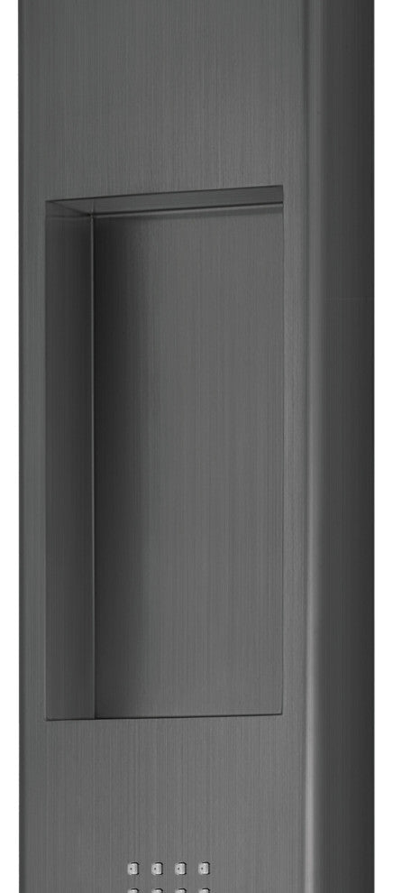 AquaNiche ShowerSpa Panel, 2.5 GPM, Gunmetal Black