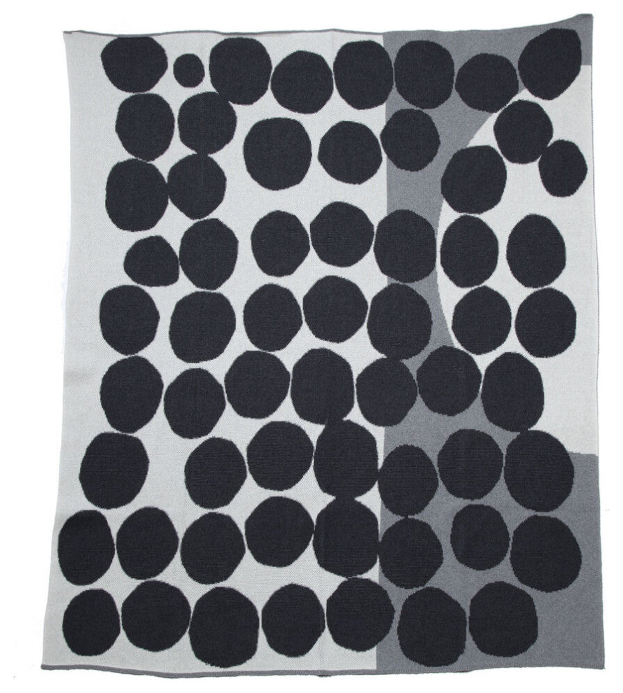 In2green Huey Eco Throw by Susy Pilgrim Waters, Gray