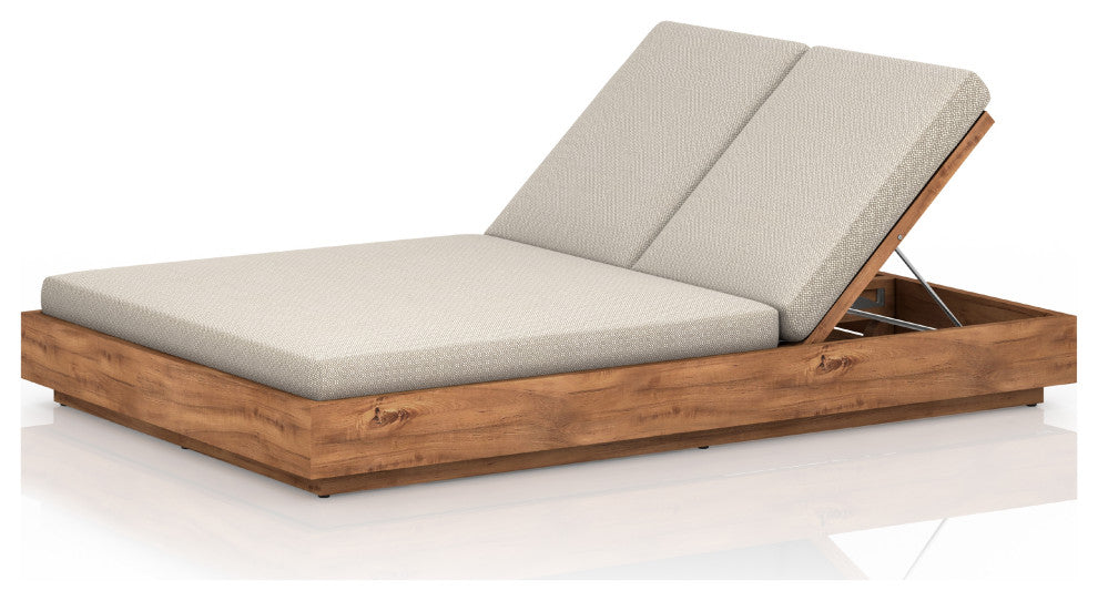Kinta Outdoor Double Chaise Lounge-Sand