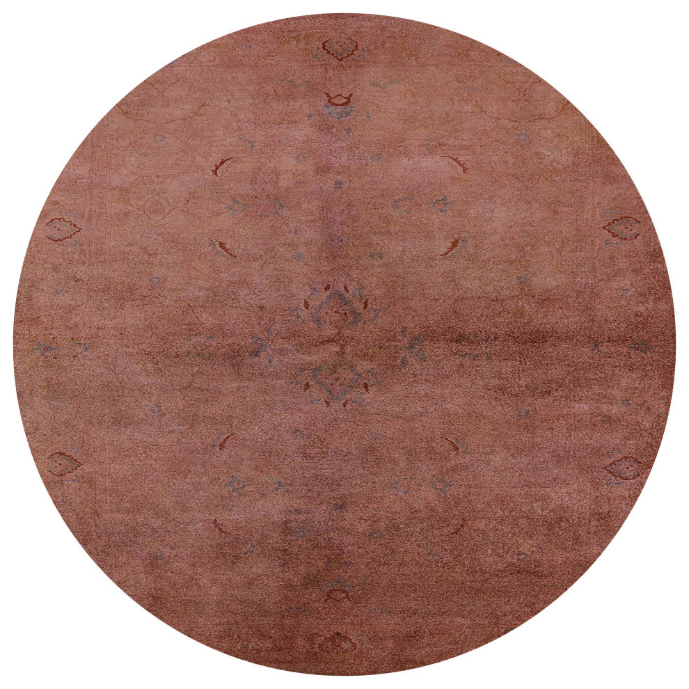Ahgly Company Indoor Round Mid-Century Modern Area Rugs, 3' Round