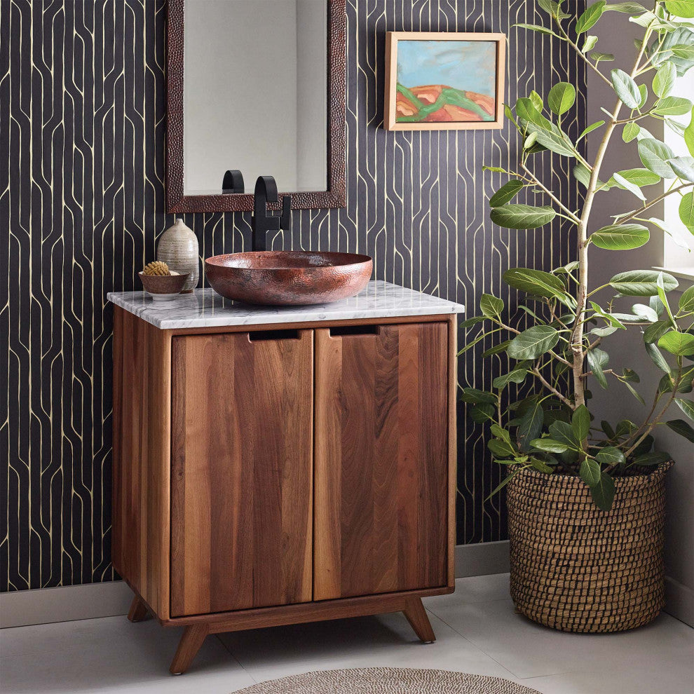 Topanga Freestanding Bathroom Vanity Base, 30"