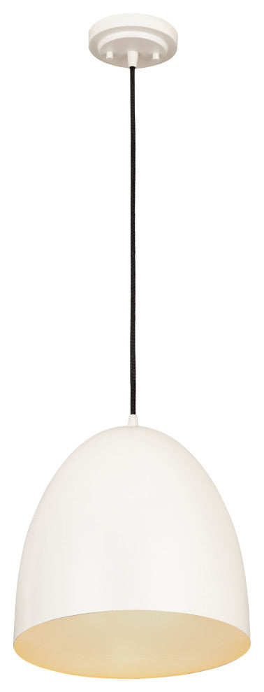 Zlite 6012P12-SWH 1-Light Pendant, Satin White