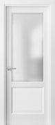 Pantry Door with Hardware | Lucia 22 White Silk with Frosted Opaque Glass-32x80