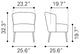 Accent Chair, Steel, Fabric, Green, Gold, Living Lounge Cafe Lobby Hospitality