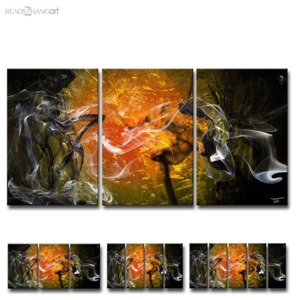 Ready2HangArt ''Glitzy Mist XXIII'' by Tristan Scott, 30"x60", 5 Piece Set