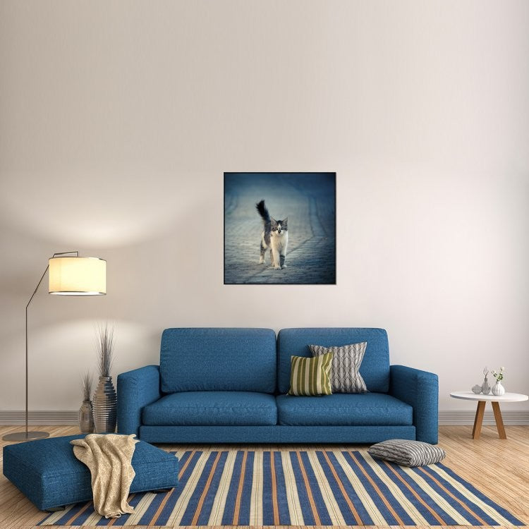"Little One" Framed Canvas Giclee by Dejan Ilijic, 37x37"
