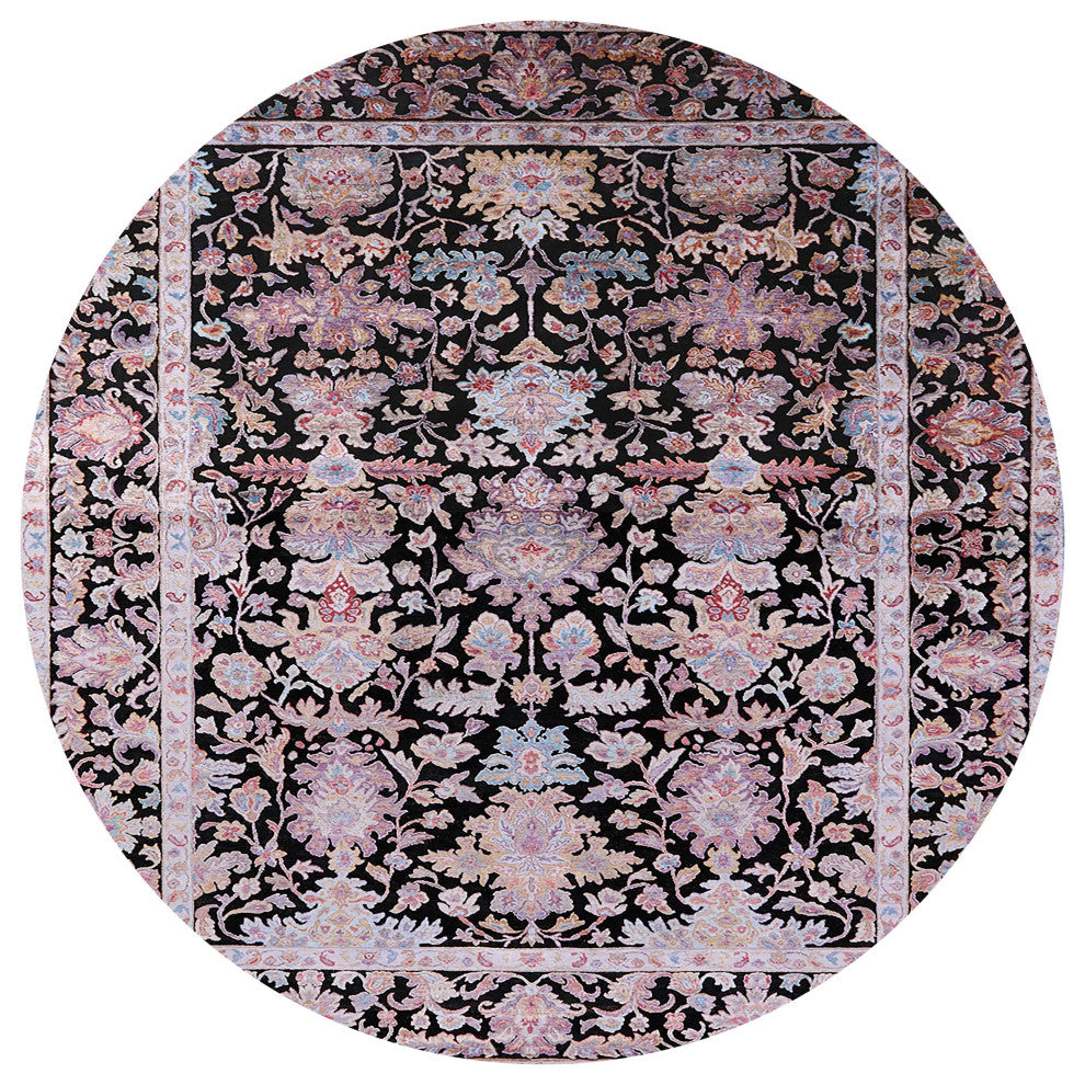 Ahgly Company Indoor Round Mid-Century Modern Area Rugs, 3' Round