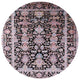 Ahgly Company Indoor Round Mid-Century Modern Area Rugs, 3' Round