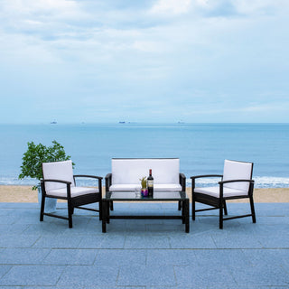 Safavieh Krissy Living Set, Black/White