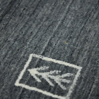 Blend Yorkshire Area Rug, Charcoal, 9' x 12', Striped