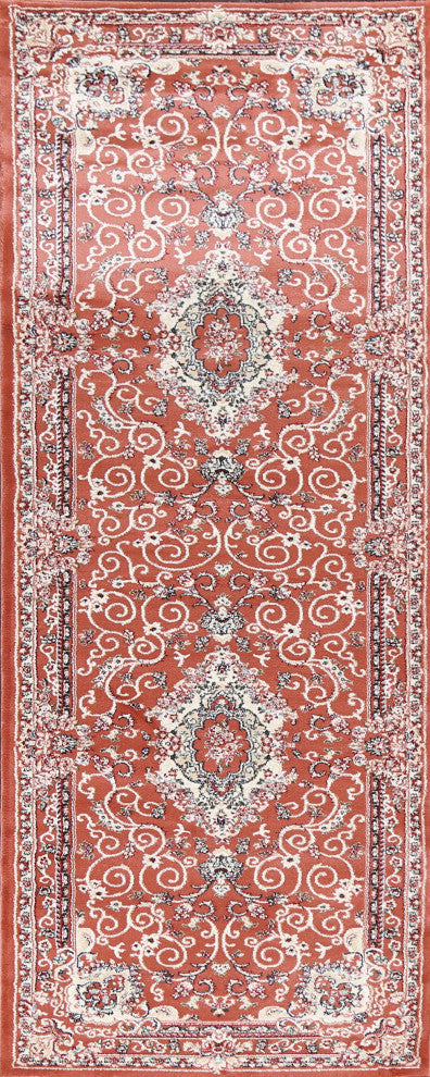 Floral Medallion Transitional Oriental Turkish Rug Traditional Carpet 3x10