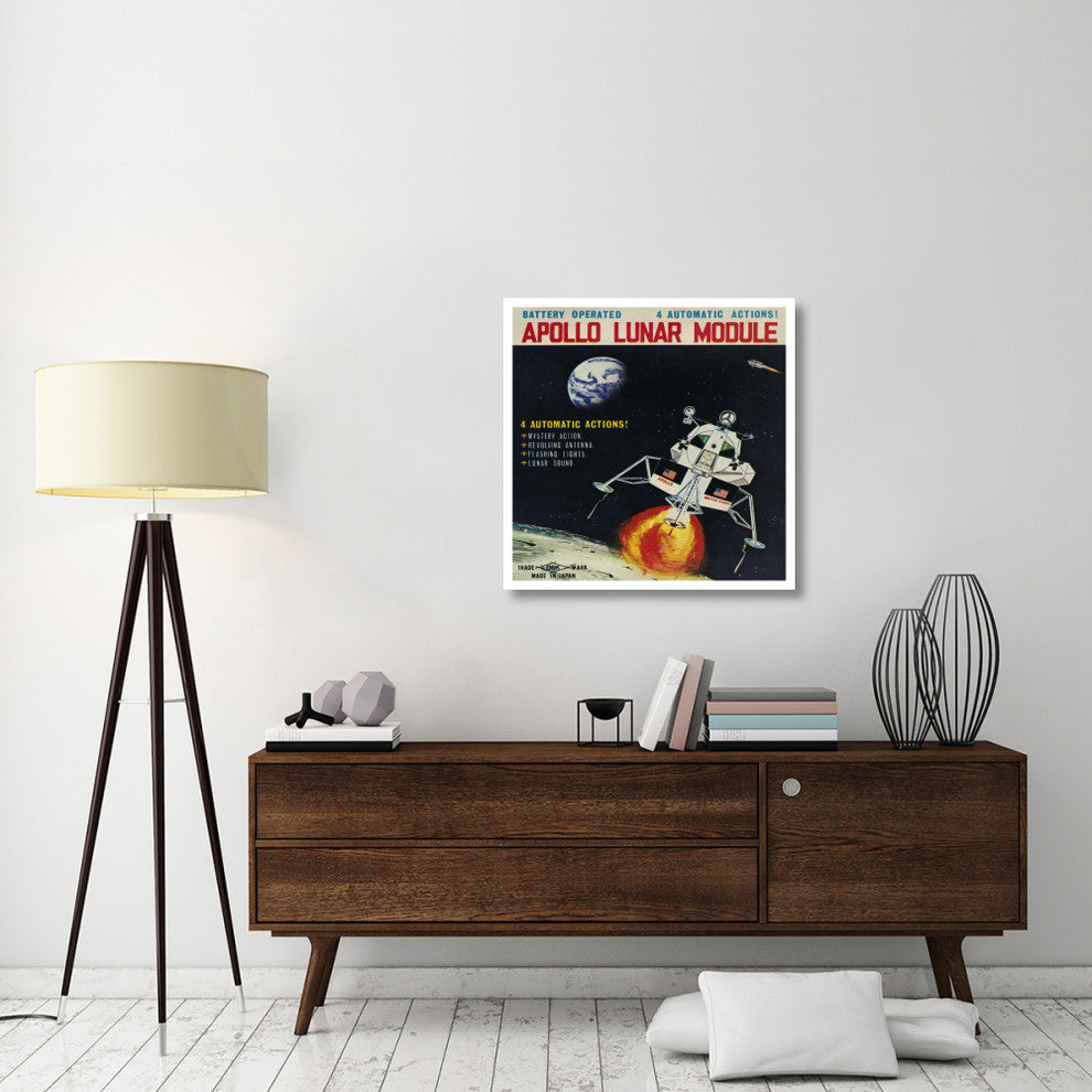 "Apollo Lunar Module" Digital Paper Print by Retrorocket, 32"x32"