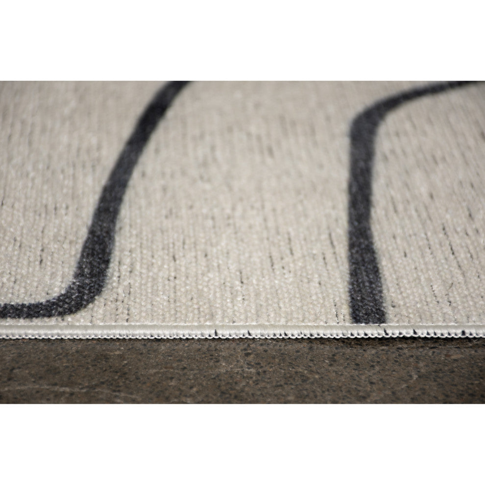 Fallon 5'25" X 7'21" Ft Power Loomed Indoor Rug
