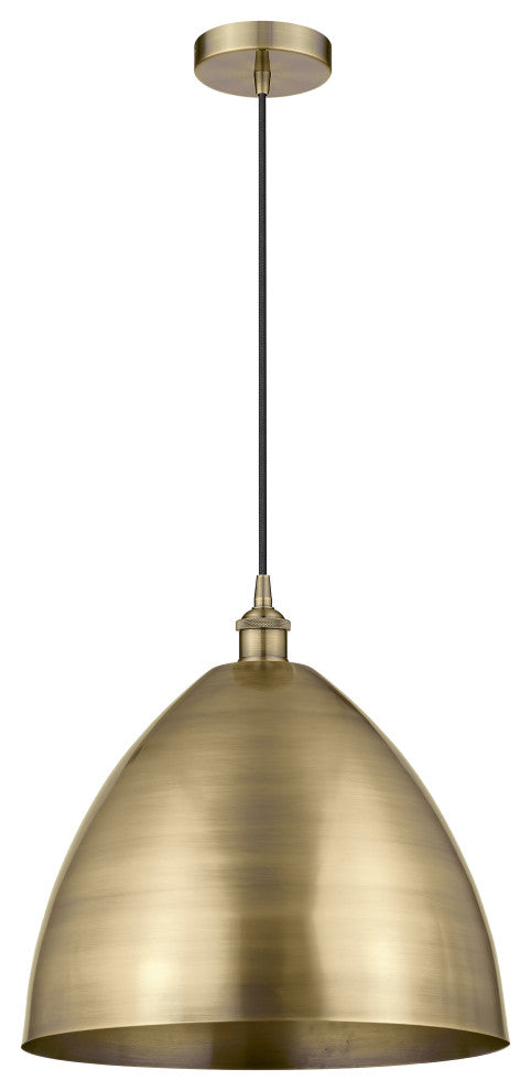 Innovations 616-1P-AB-MBD-16-AB-LED 1-Light Mini Pendant, Antique Brass
