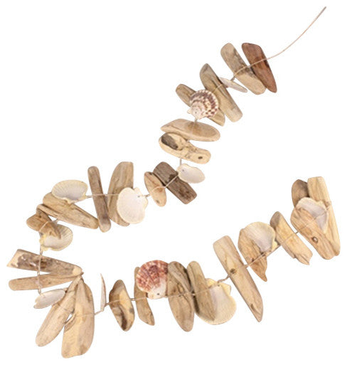 Driftwood and Shell Garland