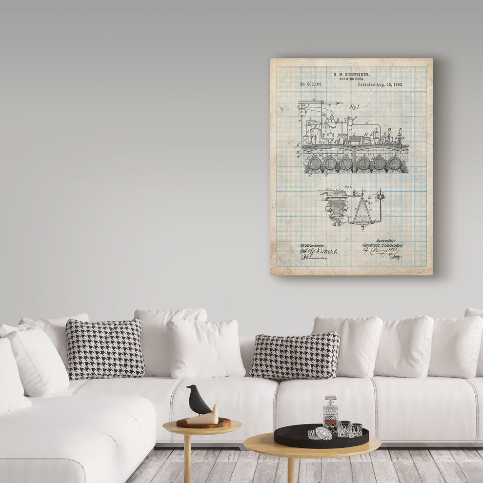 "Beer Brewing Science" by Cole Borders, Canvas Art, 32"x24"