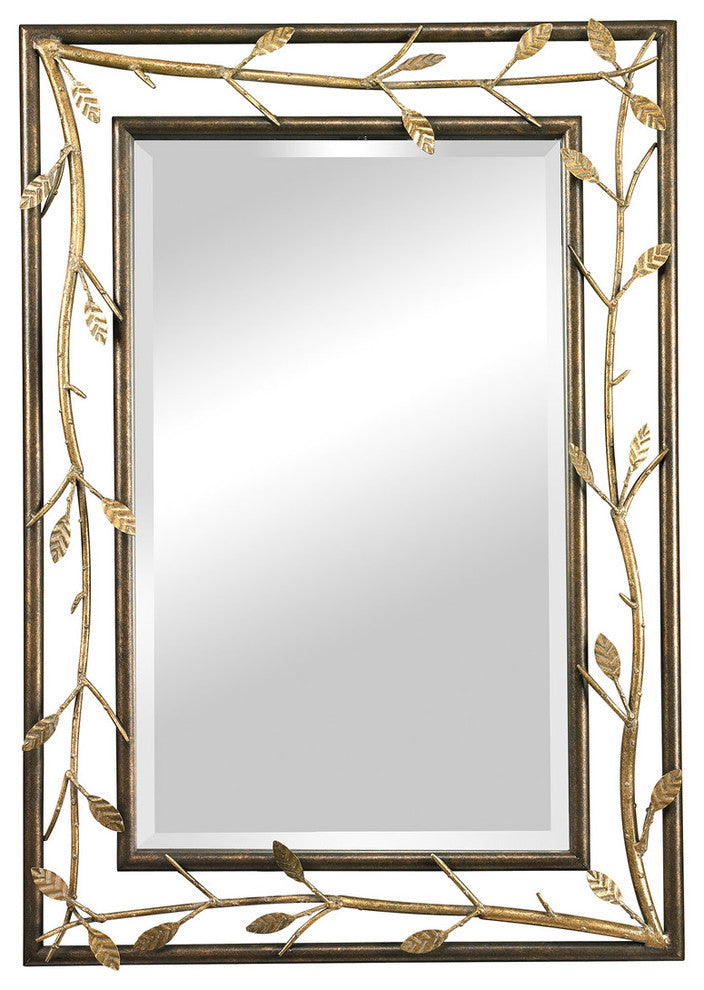 Sterling 114-99 Rhyle Metal Frame Branch Framed Mirror