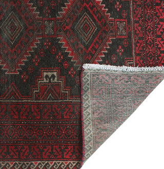 Semi Antique Ibrahim Red Rug, 3'9x6'5