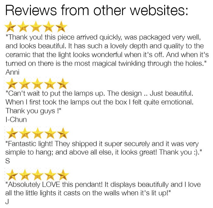 Ceiling Light: Large Claylight Pendant, Line Pattern, Incandescent Bulb