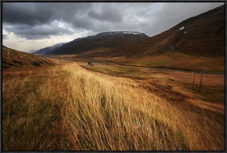 "Autumnal" Framed Canvas Giclee by Brin Ingibergsson-Bragi, 37x25"