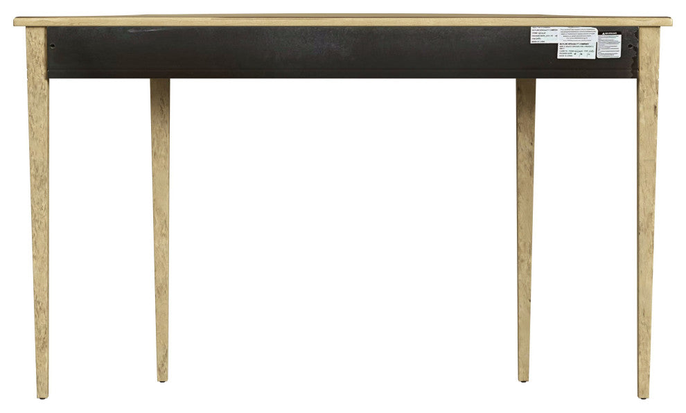 Chester 54" Console Table, Antique Beige