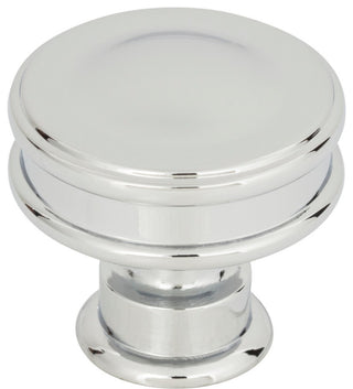 Atlas Homewares A100 Oskar 1-1/4 Inch Mushroom Cabinet Knob - Polished Nickel
