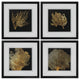 Coral Wall Art, 4-Piece Set