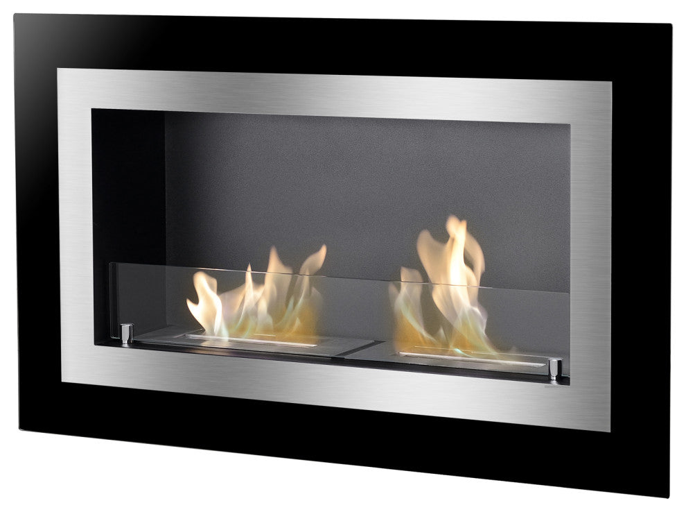 Recessed Wall Ventless Bio Ethanol Fireplace - Villa | Ignis
