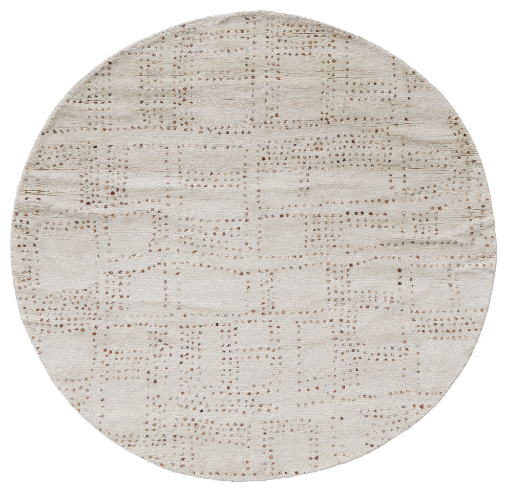 Truxel T6040 Modern/Casual Area Rug, 8'x8' Round