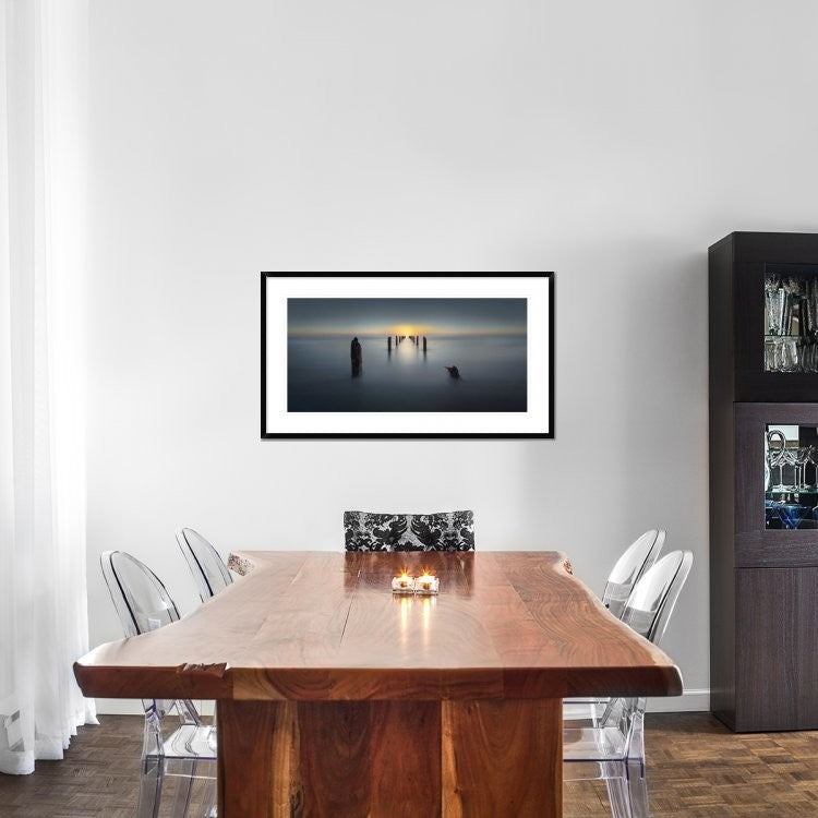 "Last Light" Framed Digital Print by Nadav Jonas, 44x25"