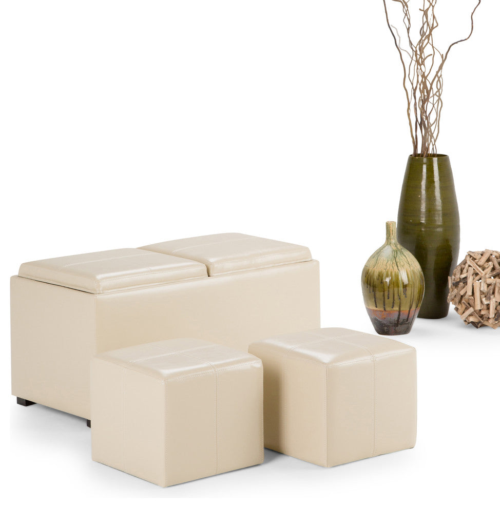 Avalon 5 Piece Storage Ottoman