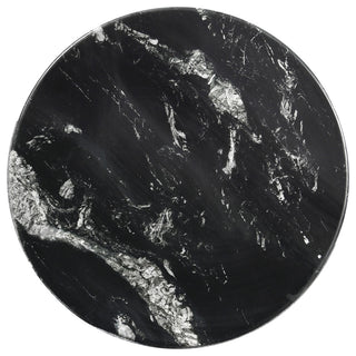 Genoa Marble End / Side Table, Black