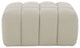 Safavieh Couture Calyna Boucle Ottoman, Light Grey
