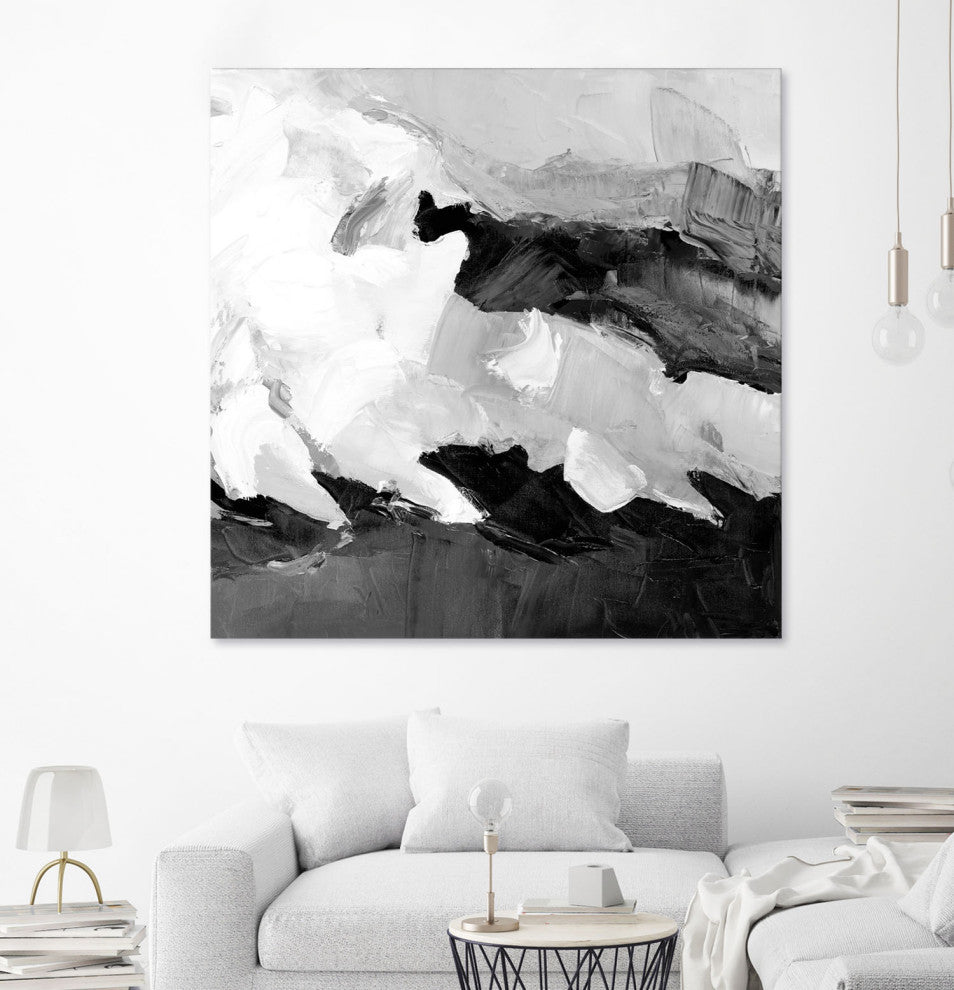 Meadow Vally Fire V2 - 54 x 54 by Julie Devine
