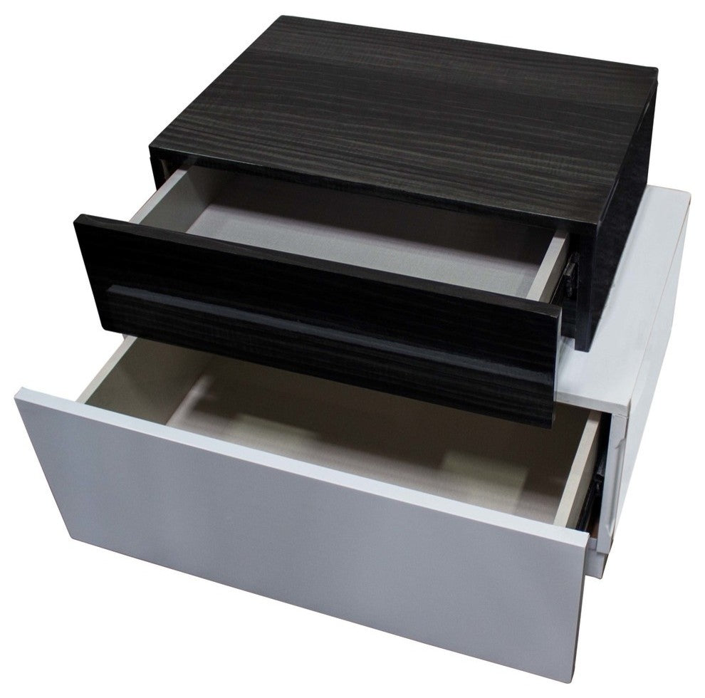 Ireland Modern White Nightstand
