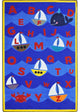 Sailor's Alphabet Rug, 7'8"x5'4"