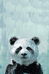 "What up Panda" Painting Print on Wrapped Canvas, 30"x45"