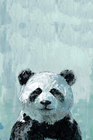 "What up Panda" Painting Print on Wrapped Canvas, 30"x45"